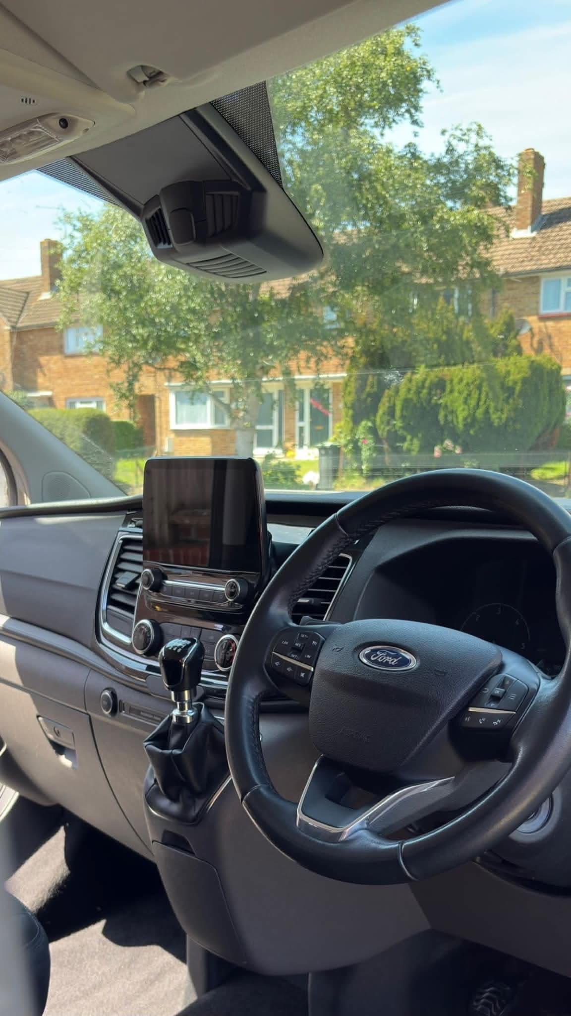 Dashboard and steering wheel detailing on a Ford, interior valet in Havant Hampshire Dashboard and steering wheel detailing on a Ford, interior valet in Havant Hampshire