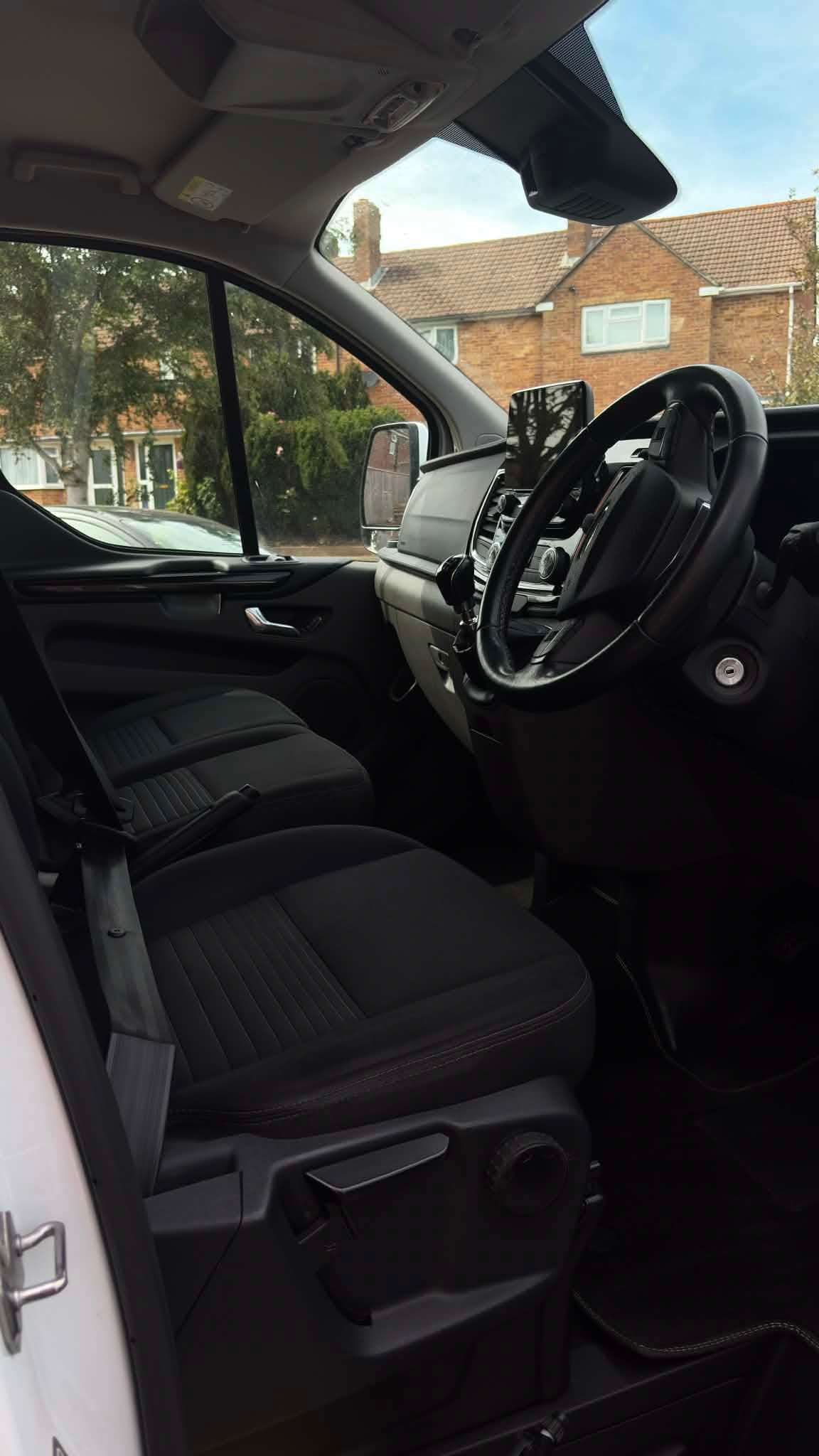 Ford Transit Custom van cab interior detailed by PH Detailing, van valeting Havant Ford Transit Custom van cab interior detailed by PH Detailing, van valeting Havant
